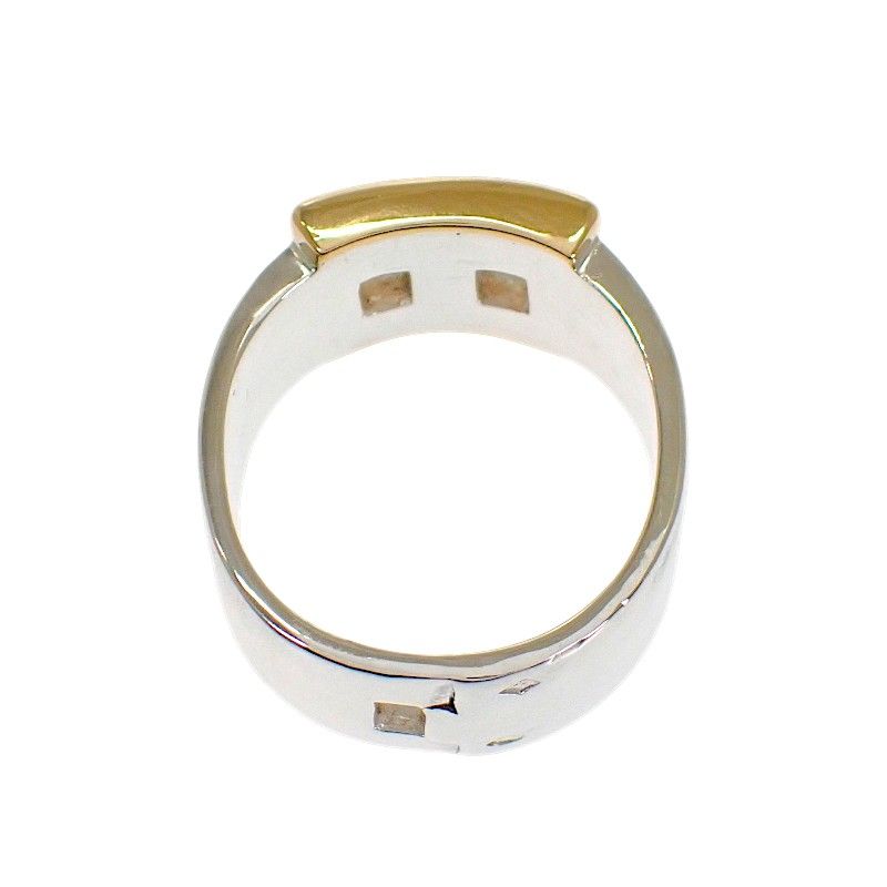 Hermes Newhela Cles S Rin 49 Full 18k Yellow Gold 925 Sterling Silver and Logo — view 6