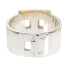 Hermes Newhela Cles S Rin 49 Full 18k Yellow Gold 925 Sterling Silver and Logo — view 8