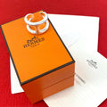 Hermes Products Box Osmose GM Ring 925 Sterling Silver