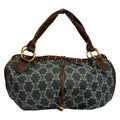 Celine Tote Bittersweet Paris Macadam Navy Ivory Dark Brown Leather