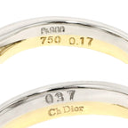 Dior Ring Diamond Pt 18k YG — view 5