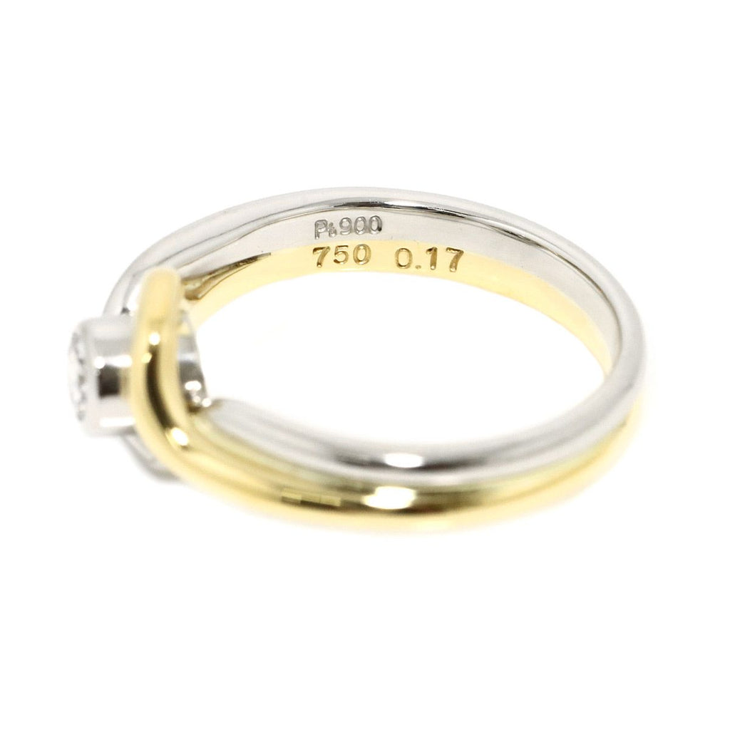 Dior Ring Diamond Pt 18k YG — view 3