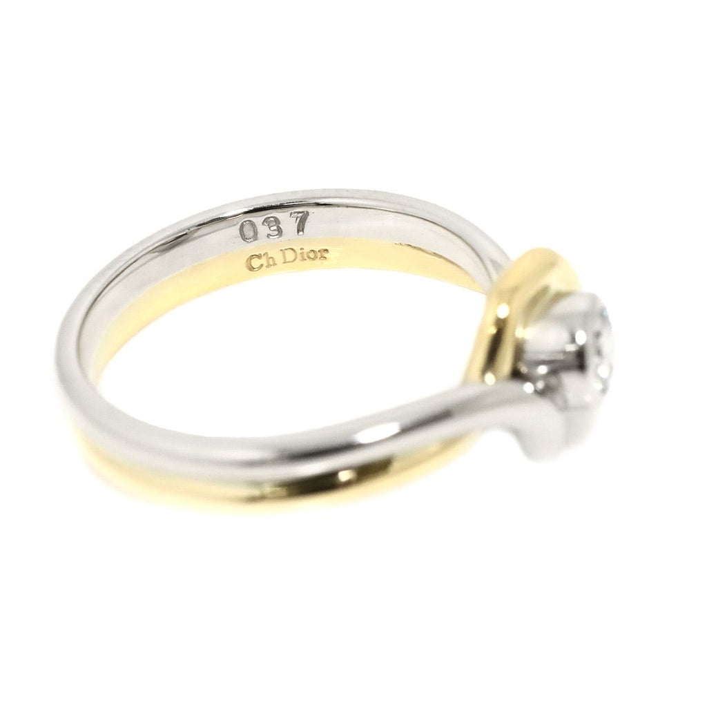 Dior Ring Diamond Pt 18k YG — view 4