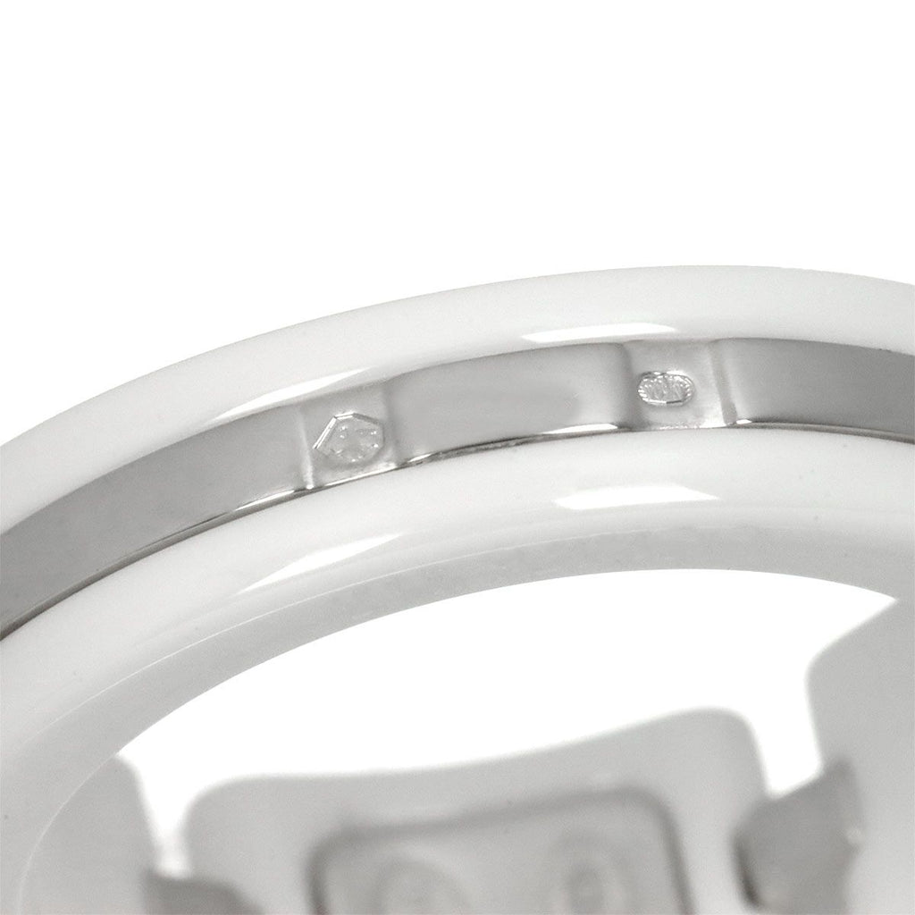 Chanel 53 Ring Diamond 18k WG White Ceramic 750 Ultra — view 7