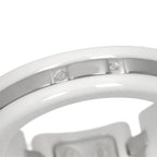 Chanel 53 Ring Diamond 18k WG White Ceramic 750 Ultra — view 7