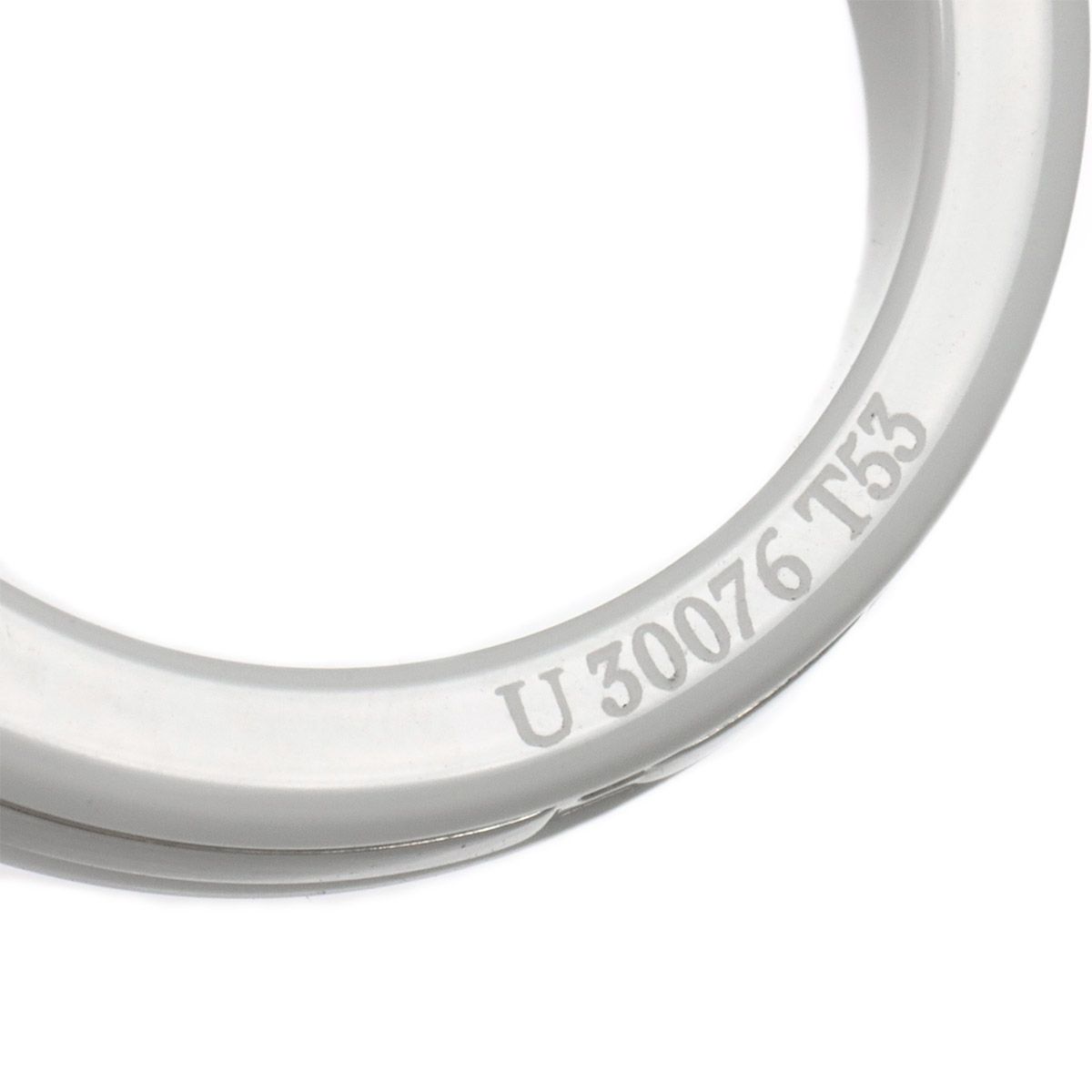 Chanel 53 Ring Diamond 18k WG White Ceramic 750 Ultra — view 4