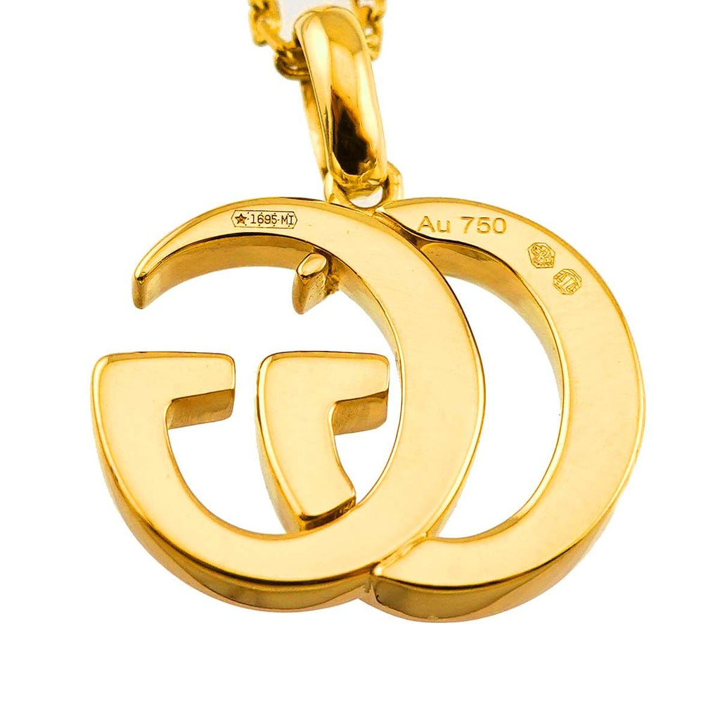 Gucci GG Necklace 65 18k YG Yellow Gold 750 Running — view 4
