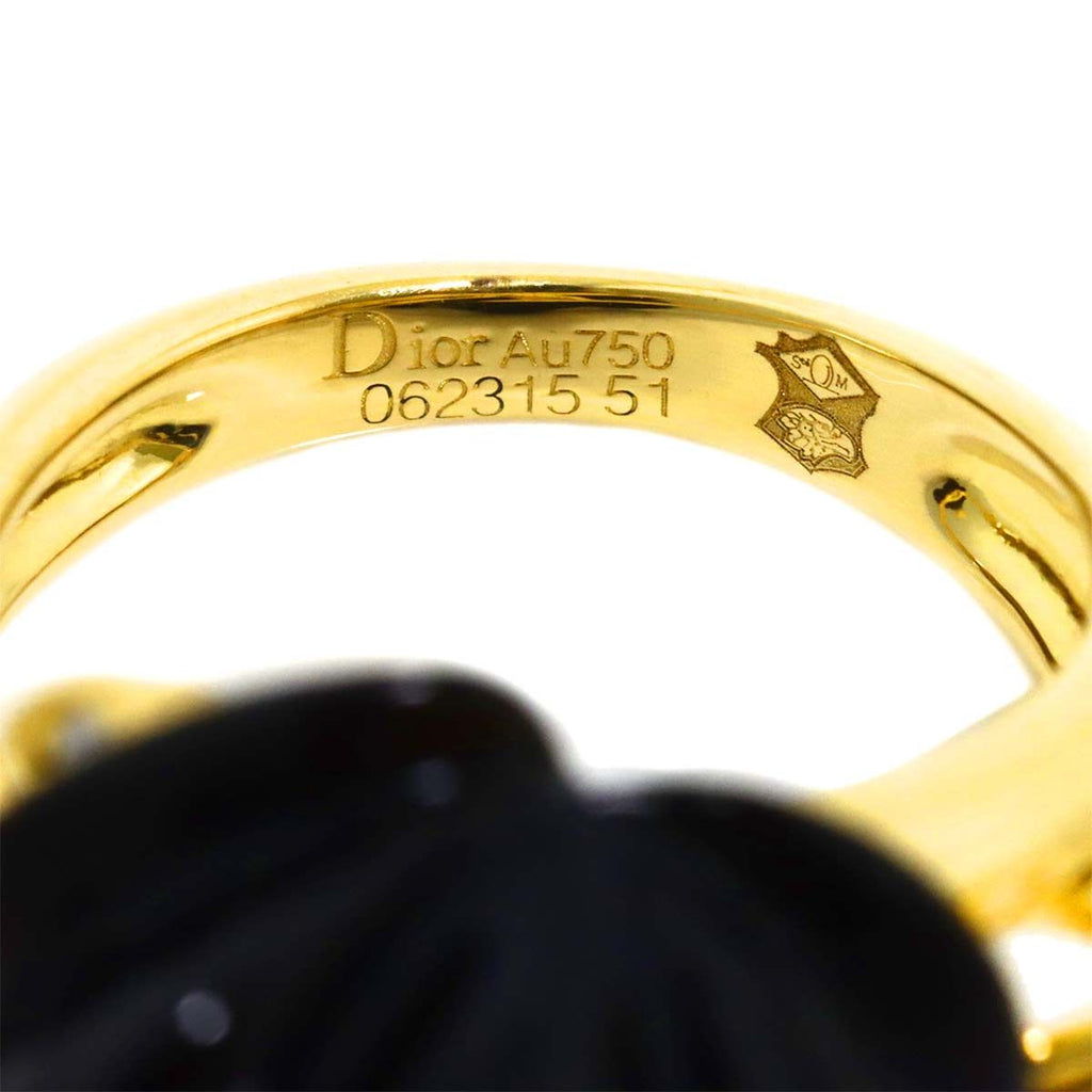 Dior Pre 51 Ring Diamond 18k YG — view 3