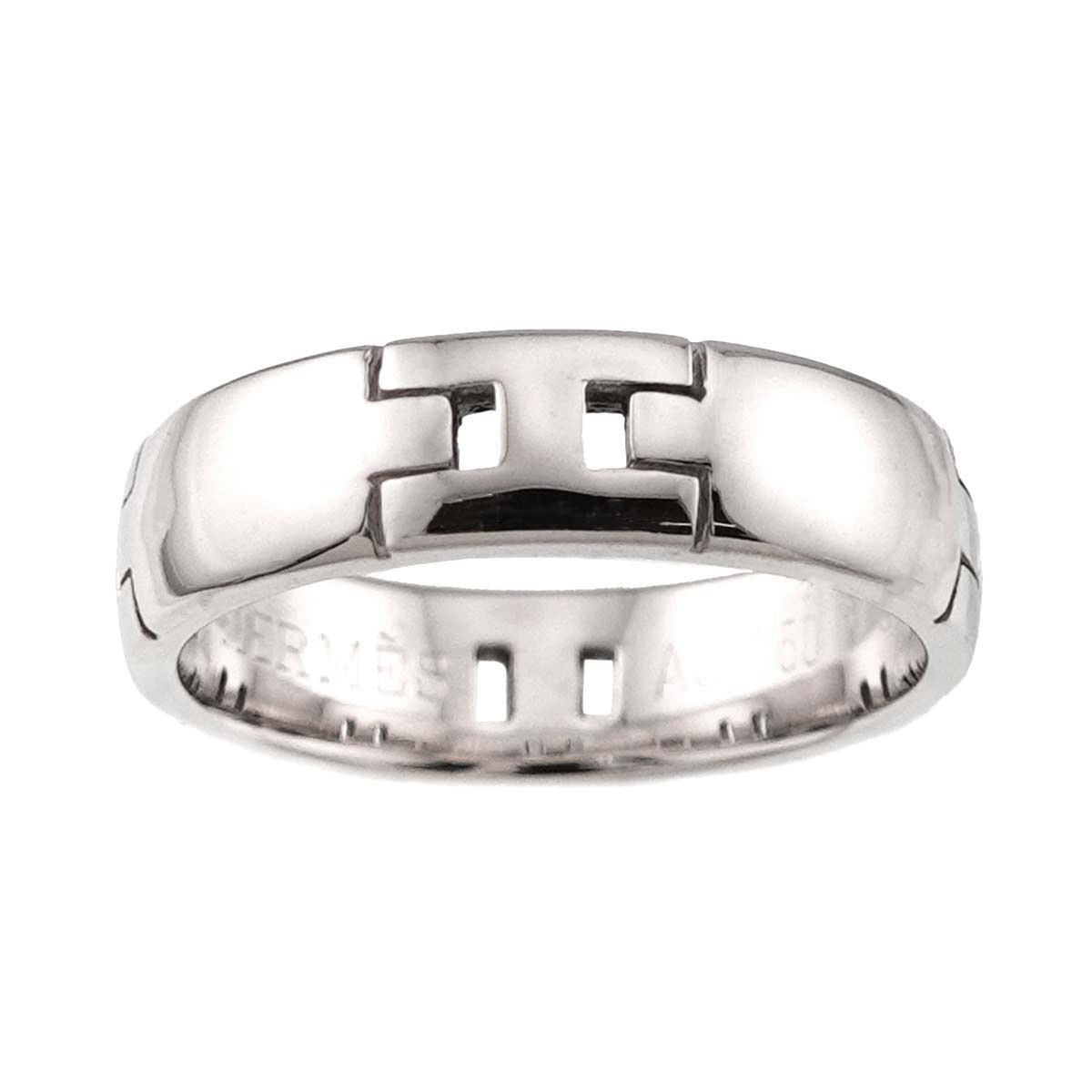 Hermes Ever Herakles 51 Ring 18k WG White Gold 750 Hercules — view 2