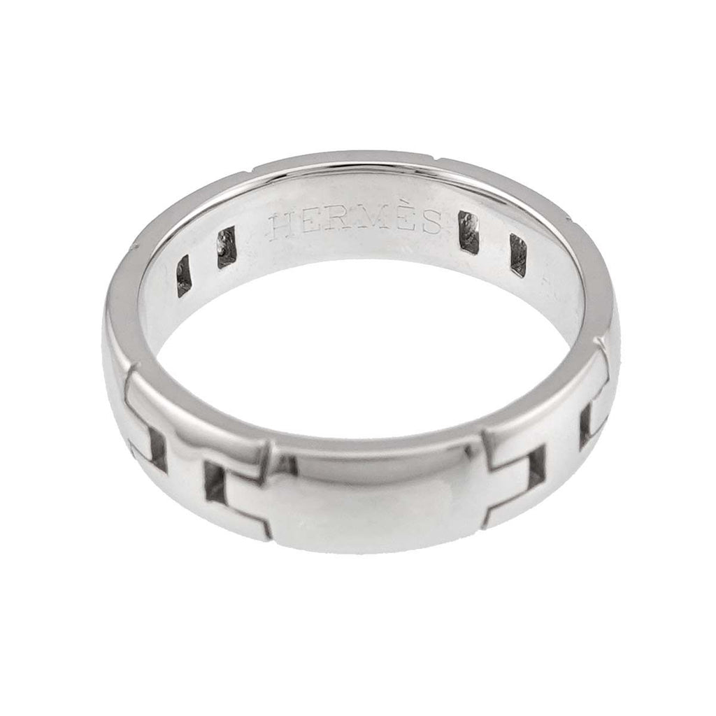 Hermes Ever Herakles 51 Ring 18k WG White Gold 750 Hercules — view 5