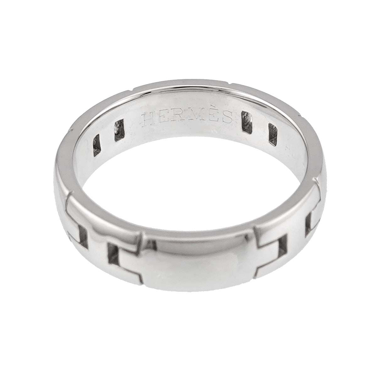 Hermes Ever Herakles 51 Ring 18k WG White Gold 750 Hercules — view 5