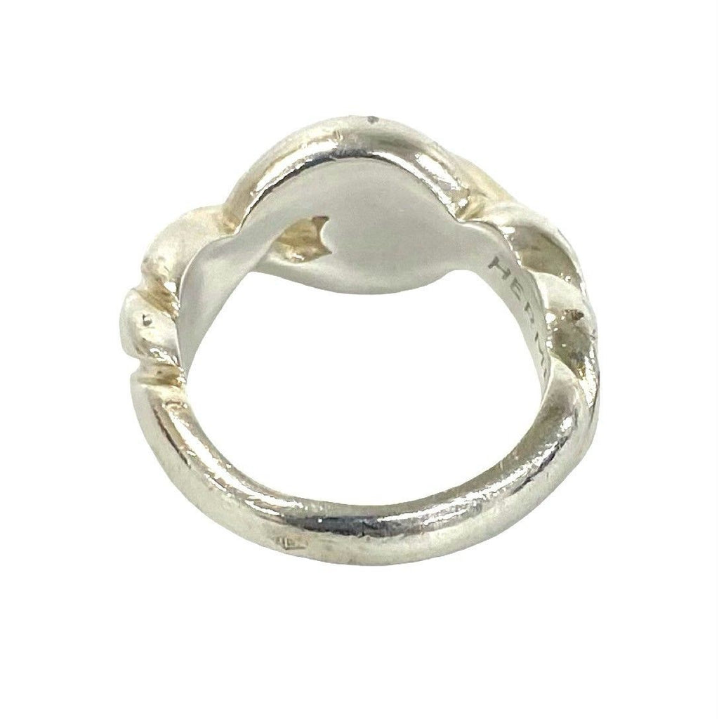 Hermes Boxed Torsado Ring 925 Sterling Silver — view 6