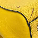 Fendi Handbag Petit Toujours Dark Yellow Leather — view 6