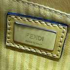 Fendi Handbag Petit Toujours Dark Yellow Leather — view 9
