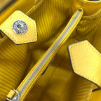 Fendi Handbag Petit Toujours Dark Yellow Leather — view 7
