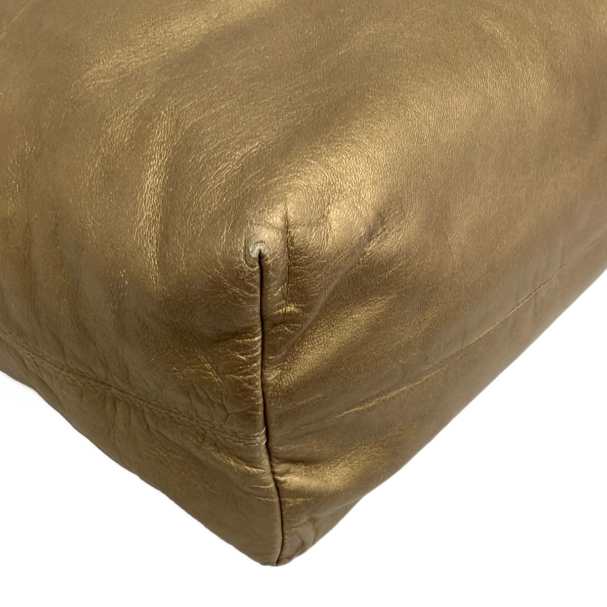 Loewe Shoulder Bag Flamenco Gold Leather — view 6