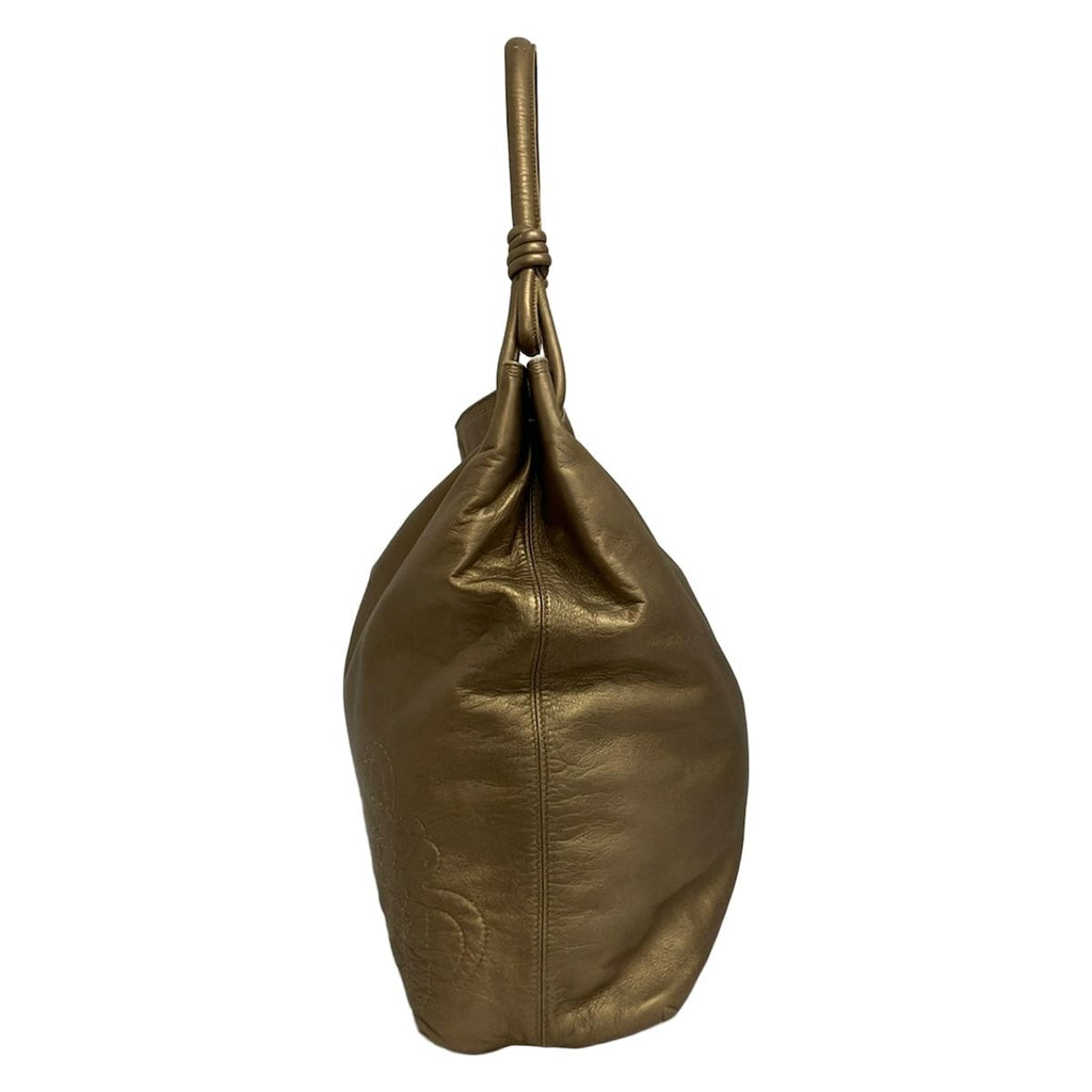 Loewe Shoulder Bag Flamenco Gold Leather — view 4