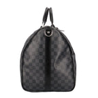 Louis Vuitton Keepall Damier Graphite Boston Bag Canvas Black Second — view 4