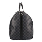 Louis Vuitton Keepall Damier Graphite Boston Bag Canvas Black Second — view 5