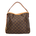 Louis Vuitton PM Monogram Shoulder Bag Canvas Brown Second