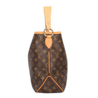 Louis Vuitton PM Monogram Shoulder Bag Canvas Brown Second — view 5