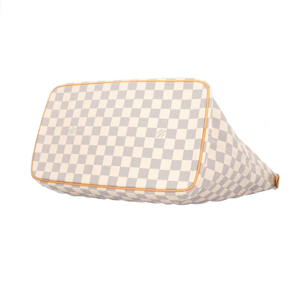 Louis Vuitton MM Damier Azur Shoulder Bag Canvas White Second — view 6