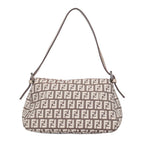 Fendi Minihandbag Handbag Canvas Brown Second — view 3