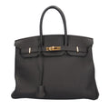 Hermes Birkin 35 Handbag Togo Black Second