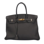 Hermes Birkin 35 Handbag Togo Black Second