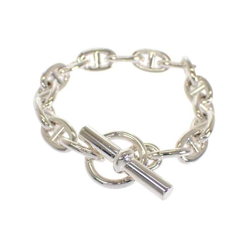 Hermes Chaine D'ancre Koma Ble W/925 Sterling Silver Bracelet — view 2