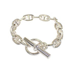 Hermes Chaine D'ancre Koma Ble W/925 Sterling Silver Bracelet — view 2