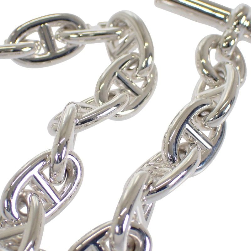 Hermes Chaine D'ancre Koma Ble W/925 Sterling Silver Bracelet — view 5