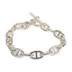 Hermes Chaine D'ancre Koma Ble W/925 Sterling Silver Bracelet — view 3