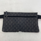 Gucci GG Monogram Shoulder Bag Canvas Black — view 4