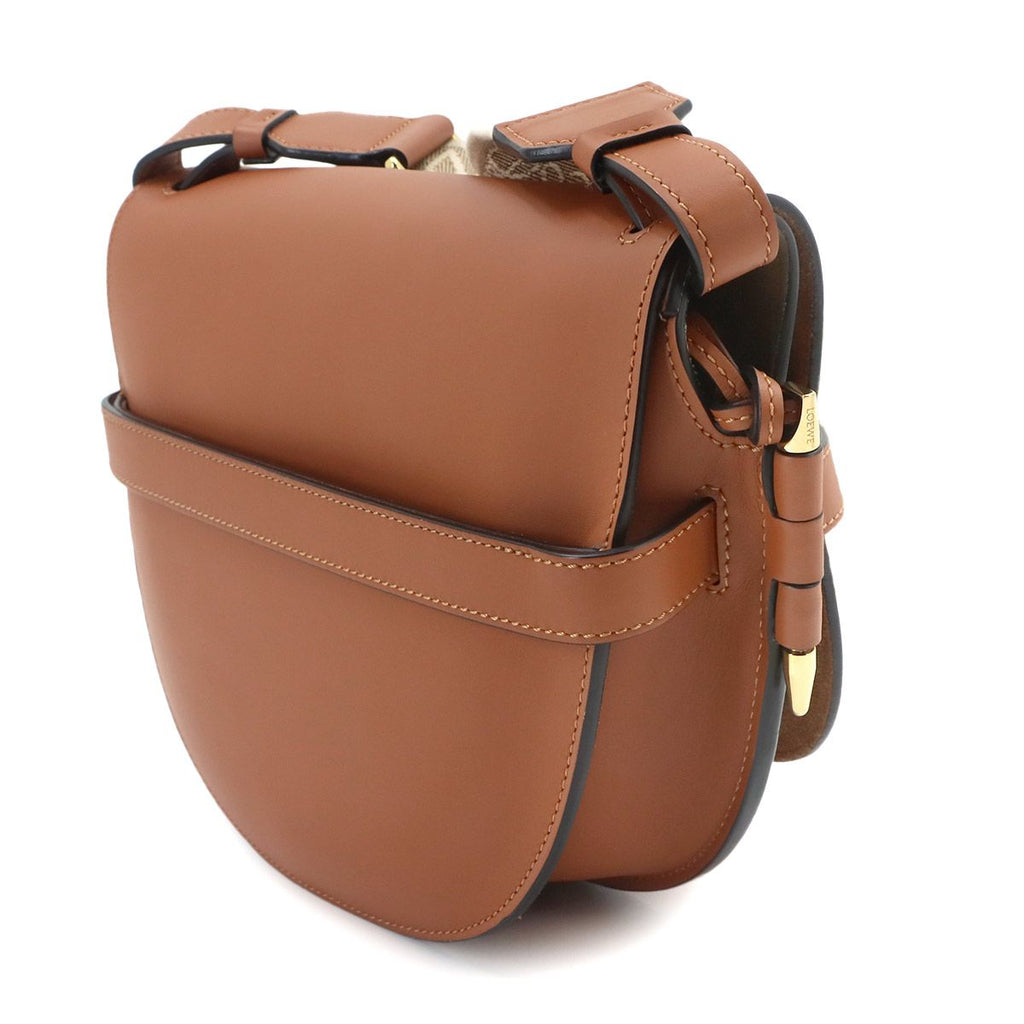 Loewe Small Shoulder Bag Leather Brown — view 4
