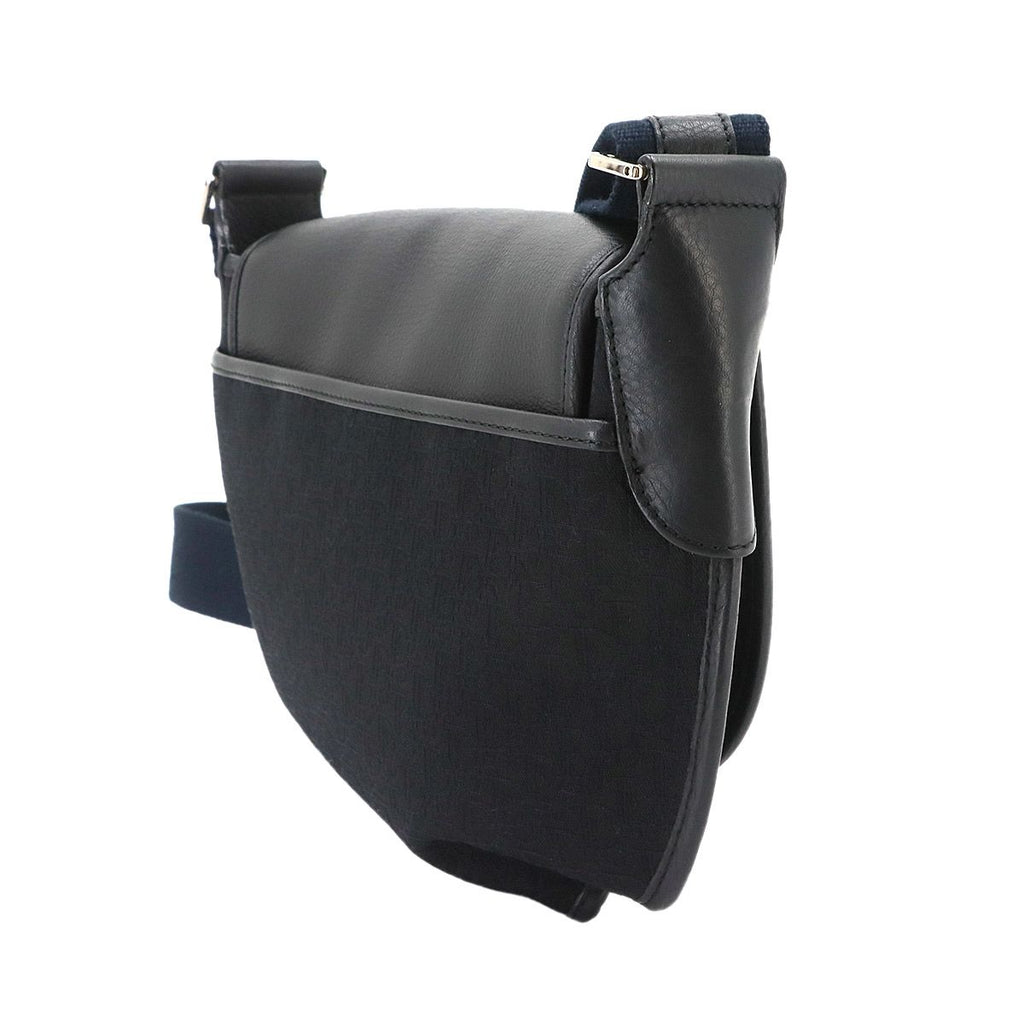 Dior Trotter Street Chic Shoulder Bag Canvas Leather Black — view 3