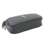 Saint Laurent Chain Shoulder Bag Leather Black — view 5