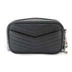 Saint Laurent Chain Shoulder Bag Leather Black — view 3