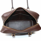Hermes Plume 32 Hand Bag Box Calf Ebene Gold — view 6