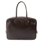 Hermes Plume 32 Hand Bag Box Calf Ebene Gold — view 2
