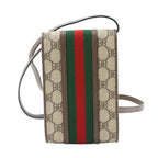 Gucci Project Phone Pouch Shoulder Bag Leather Beige — view 3
