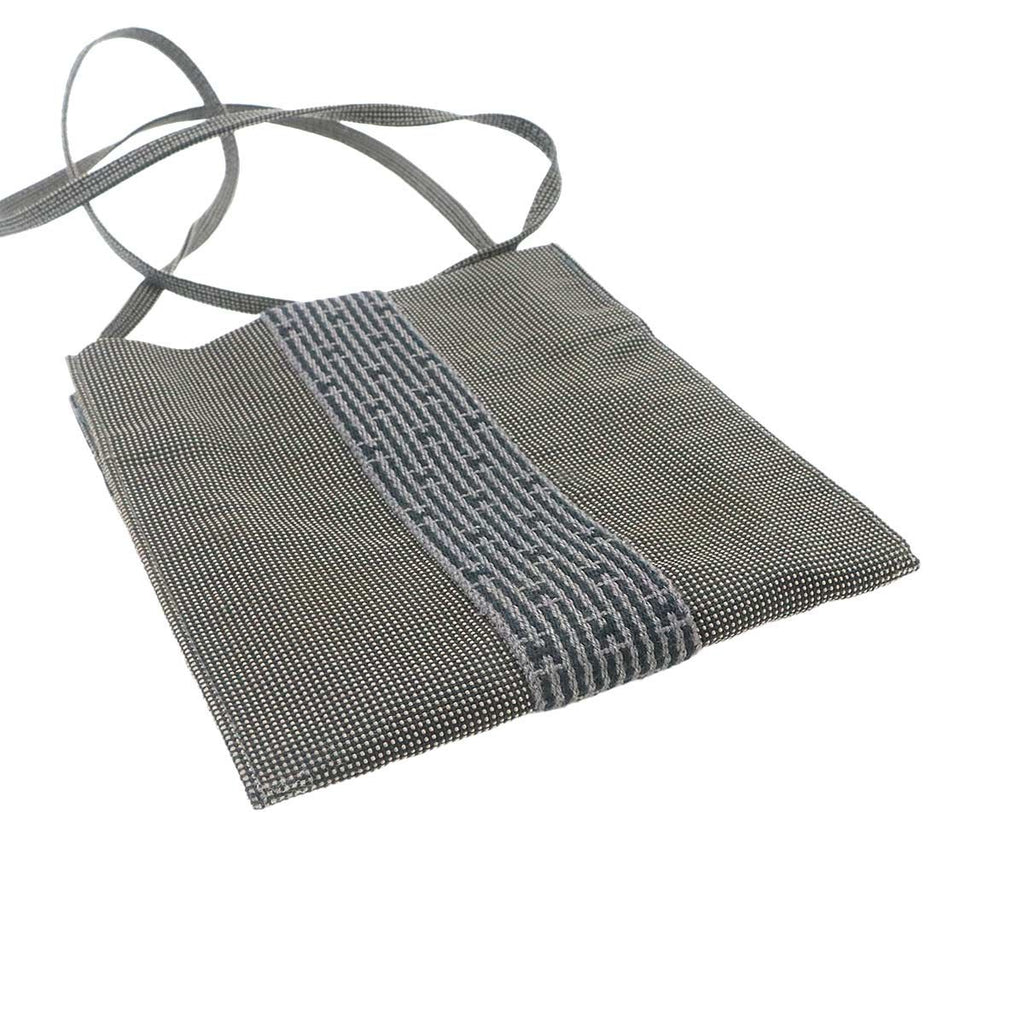 Hermes Her Line Pochette Shoulder Bag Canvas Gray Herline — view 4