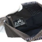 Hermes Her Line Pochette Shoulder Bag Canvas Gray Herline — view 7