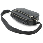Louis Vuitton Damier Graphite Ambler Belt Bag Black Gray — view 5