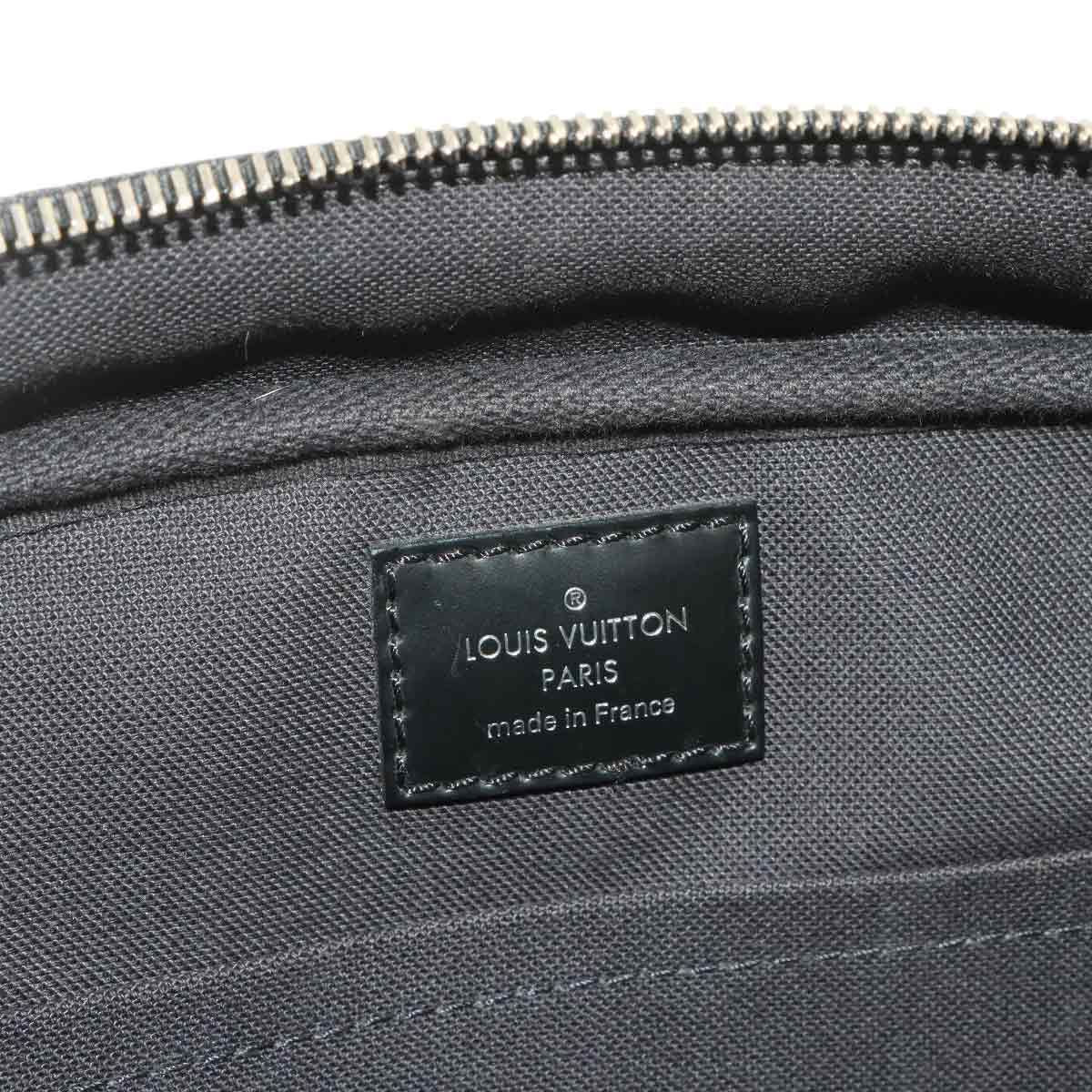 Louis Vuitton Damier Graphite Ambler Belt Bag Black Gray — view 7