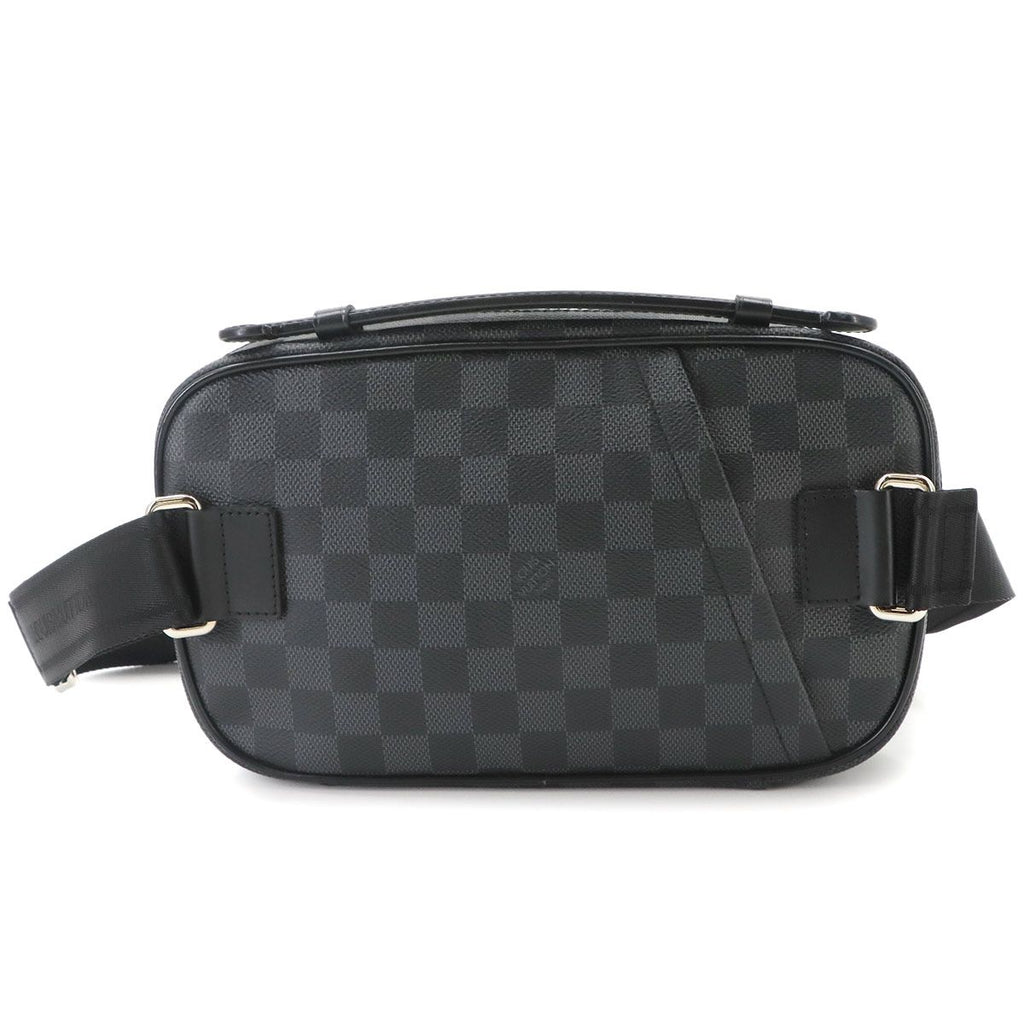 Louis Vuitton Damier Graphite Ambler Belt Bag Black Gray — view 2