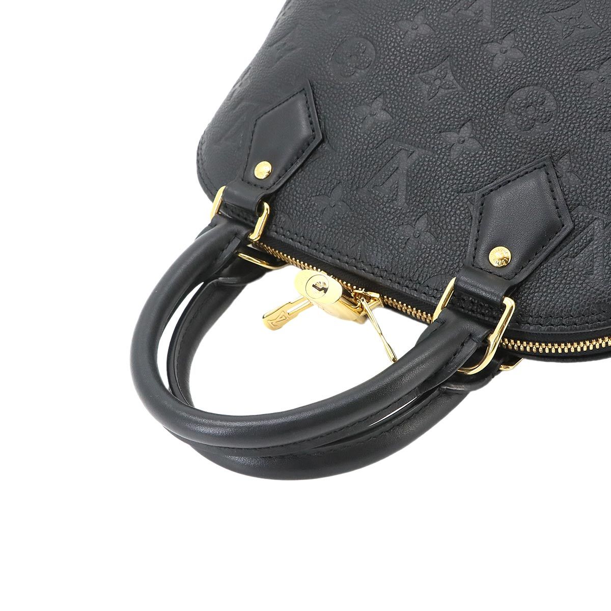 Louis Vuitton Monogram Empreinte Alma BB 2-Way Bag Leather Black — view 6