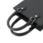 Louis Vuitton Epi Sac Plat 2-Way Bag Leather Noir — view 5