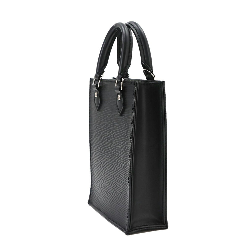 Louis Vuitton Epi Sac Plat 2-Way Bag Leather Noir — view 3