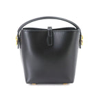 Saint Laurent Mini 2-Way Shoulder Hand Bag Leather Black Gold — view 2